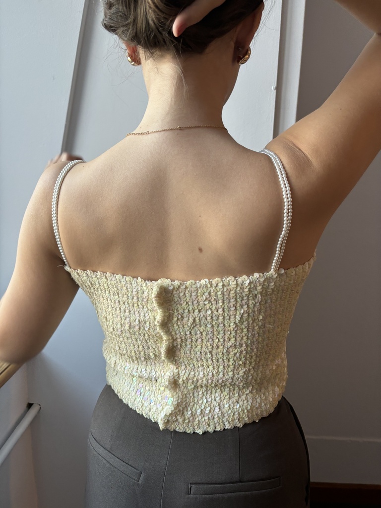 Top pailleté