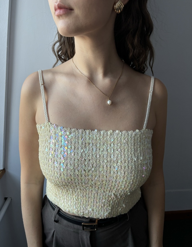 Top pailleté